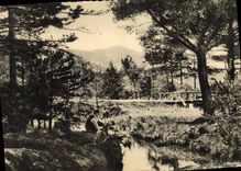 CPSM Thorenc station A M la peche dans la Lane 