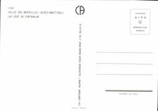 CPSM Vallee des Merveilles Alpes Maritimes Lac Vert de Fontanable 