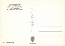 CPSM Roc Amadour Lot Lieu de pelerinage Celebre des le Moyen Age Vue d'ensemble