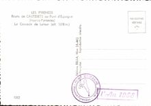 CPSM Les Pyrenees Route de Cauterets au Pont d'Esoagne Hautes Pyrenees 