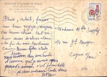 CPSM Couleurs et Lumiere de France Brest Nord Finistere Les Jardins de l'Hotek de Ville et au loin l