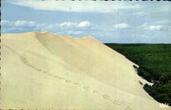 CPSM Bassin d'Arcachon La Dune du Pilat La plus haute duns d'Europe 