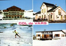 CPSM Les Alpes col de Vars Le Refuge Napoleon Le Grand Chalet Le Spoutnik 