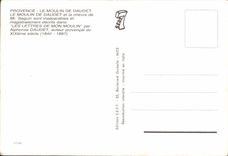 CPSM Provence Le Moulin de Daudet Le Moulin de Daudet et la chevre de Mr Seguin sont inseparables et