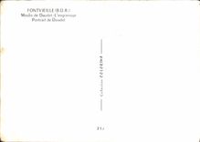 CPSM Fontvielle B D R Moulin de Daudet l'engrenage Portait de Daudet 