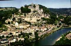 CPSM Perigord Touristique Site et Chateau de Beynac 