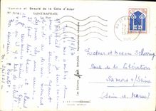 CPSM Lumiere de la Cote d'Azur Saint Raphael Le Port 