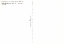 CPSM Couleurs et Lumiere de France Paris La Seine au Pont Neuf