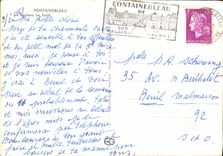 CPSM Fontainebleau Rochers en foret