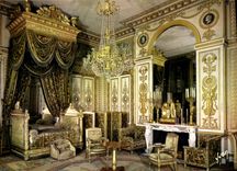 CPSM Couleurs et Lumiere de France Chateau de Fontainebleau Seine et Marne Chambre a coucher de l'Em