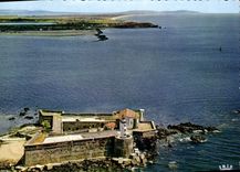 CPSM Pres du Cap d'Agde Herault Le Fort brescou vu du ciel 