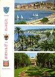 CPSM Cote d'Azur French Riviera Cannes La Croisette Nice La promenade des Anglais 