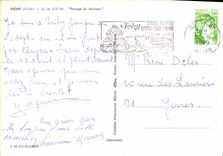 CPSM Vichy Allier Le lac d'Allier Passage du Moineau 