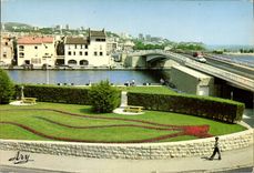 CPSM Martigues La Venise Provencale Le Quartier de I'lle et le Pont