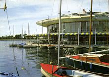 CPSM Vichy rotonde du lac d'Allier