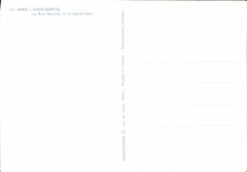 CPSM Paris Montmartre la Rue Norvins et le Sacre Coeur 