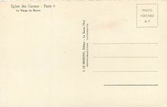CPA Paris Eglise des Carmes La Vierge du Bernin
