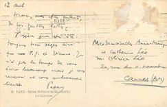 CPA Paris Eglise St Pierre de Montmartre la Calvaire