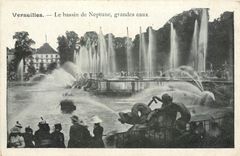 CPA Versailles Le Bassin de Neptune grandes eaux
