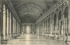 CPA Versailles Palais Galrie Glaces