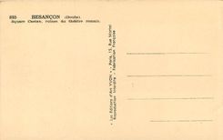 CPA Besancon (Doubs) Square Castan ruines du theatre romain