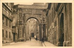 CPA Besancon (Doubs) La porte noire