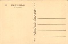 CPA Besancon (Doubs) La porte noire