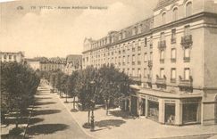CPA Vittel Avenue Ambroise Bouloumie
