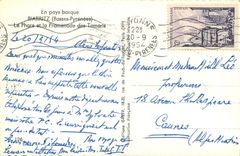 CPA En Pays Basque Biarritz (B P) Le Phare et la Promenade des Pamaris