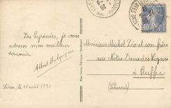 CPA Pyrenees Cauterets La Cascade de Lutour