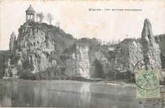 CPA Paris les Buttes Chaumont