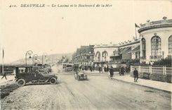 CPA Deauville Le Casino et le Boulevard de la Mer