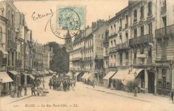 CPA Blois la rue Porte Cote