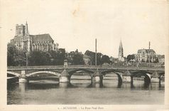 CPA Auxerre le Pont Paul Bert
