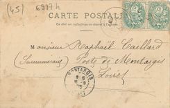CPA Beaugency Maison de XIIIe s et Place Saint Etienne