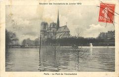 CPA Paris le Pont de l'Archeveche