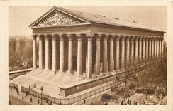 CPA Les Petits Tableaux de Paris La Madeleine construite sous la forme d'un temple grec