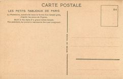 CPA Les Petits Tableaux de Paris La Madeleine construite sous la forme d'un temple grec