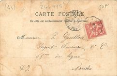 CPA Le debarquement du poisson a maree basse