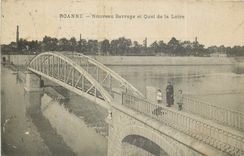 CPA Roanne Nouveau Barrage et Quai de la Loire