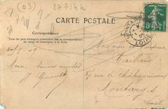 CPA Allier Vichy La Poste