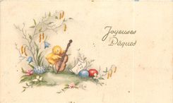CPA Joyeuses Paques