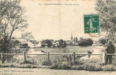 CPA Le Lion d'Angers Vue prise du Parc