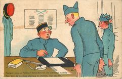 CPA Pourquoi vous un Pasteur Demandez vous un permission agricole