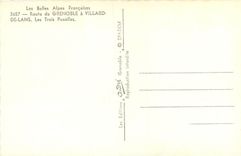 CPA Les Belle Alpes Francaises Route de Grenoble a Villard de Lans les Trois Pucelles