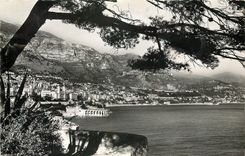 CPA Monte Carlo Au fond le Beauch et Roquebrune