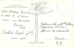 CPA Monte Carlo Au fond le Beauch et Roquebrune