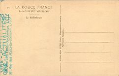 CPA Palais de Fontainebleau La Bibliotheque