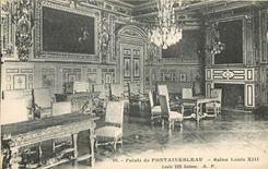 CPA Palais de Fontainebleau Salon Louis XIII