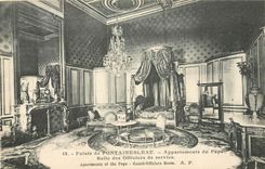 CPA Palais de Fontainebleau appartements du Pape Salle des Officiers de service